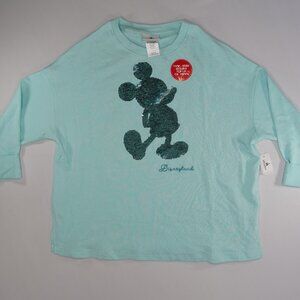 Disney Mickey Mouse Reversible Sequin Sweatshirt - Small